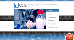 Desktop Screenshot of csgi.unifi.it