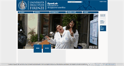 Desktop Screenshot of openlab.unifi.it