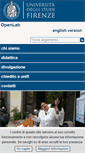 Mobile Screenshot of openlab.unifi.it