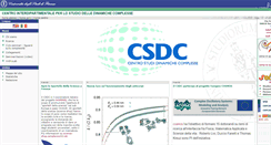 Desktop Screenshot of csdc.unifi.it