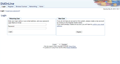 Desktop Screenshot of didonline.med.unifi.it