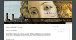 Desktop Screenshot of eccv2012.unifi.it