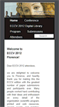 Mobile Screenshot of eccv2012.unifi.it