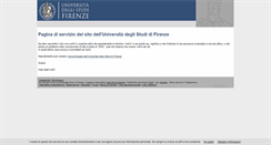 Desktop Screenshot of italianistica.unifi.it