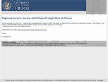 Tablet Screenshot of italianistica.unifi.it