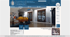 Desktop Screenshot of fisica.unifi.it