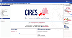 Desktop Screenshot of cires.unifi.it